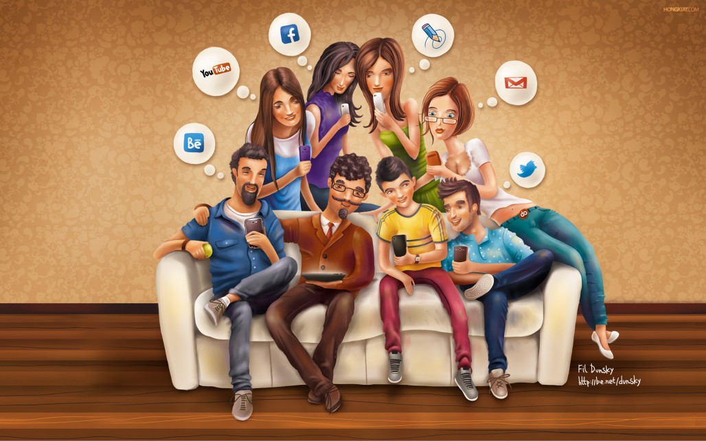 Social-Network-Wallpaper
